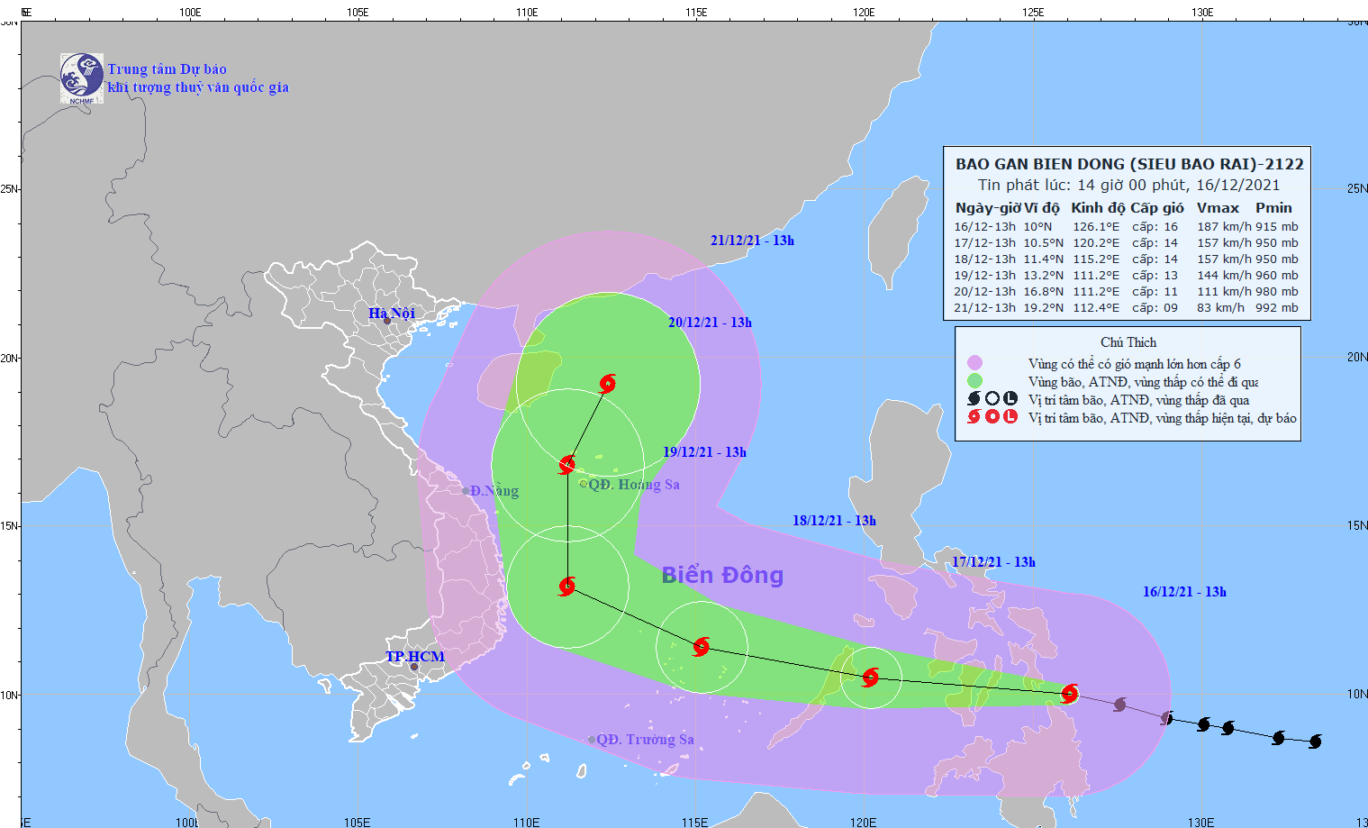 Thủ tướng chỉ đạo khẩn cấp ứng phó với bão Rai
